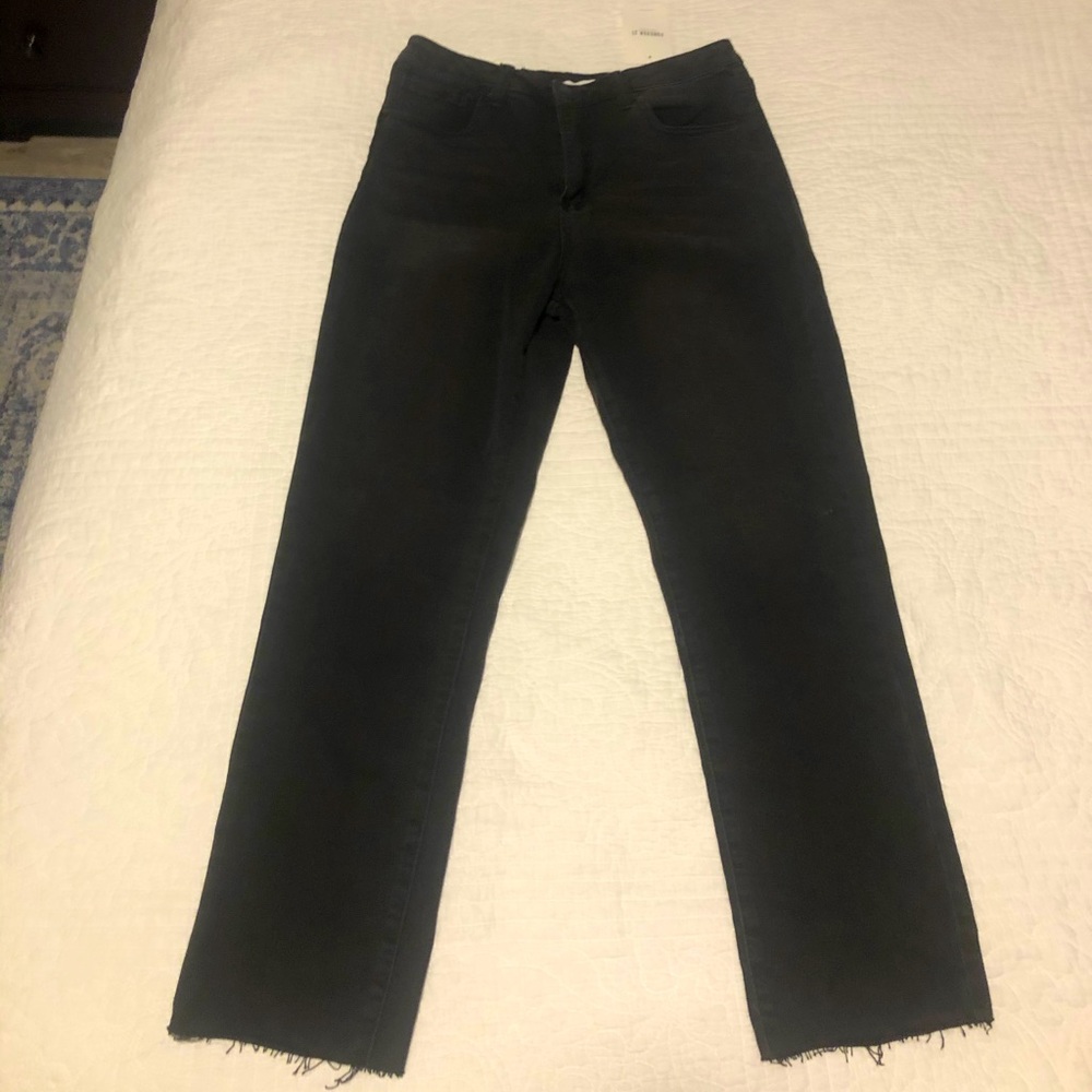 Forever 21, size 28, black mom jeans